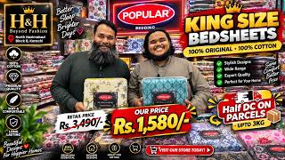 Popular King Size Bedsheets 🔥 | 100% Original Cotton | Half DC on Parcels Upto 3KG | screenshot 2