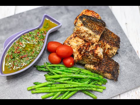 Salmon with Chimichurri Sauce