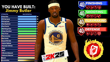 This JIMMY BUTLER WARRIORS Build is INSANE on NBA 2K25! Best Small Forward build