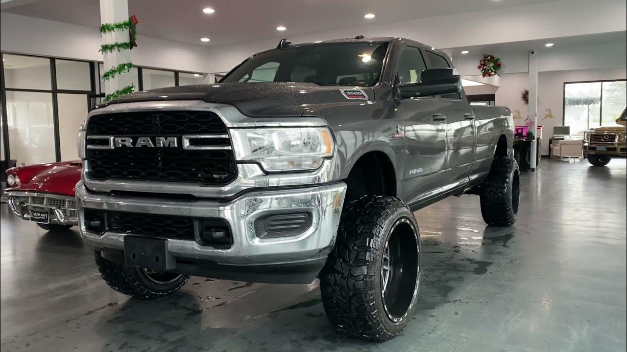 2022 Ram 3500 LIFTED LONG BED DIESEL TRUCK 4WD 5" LIFT 37" M/T 4-Door