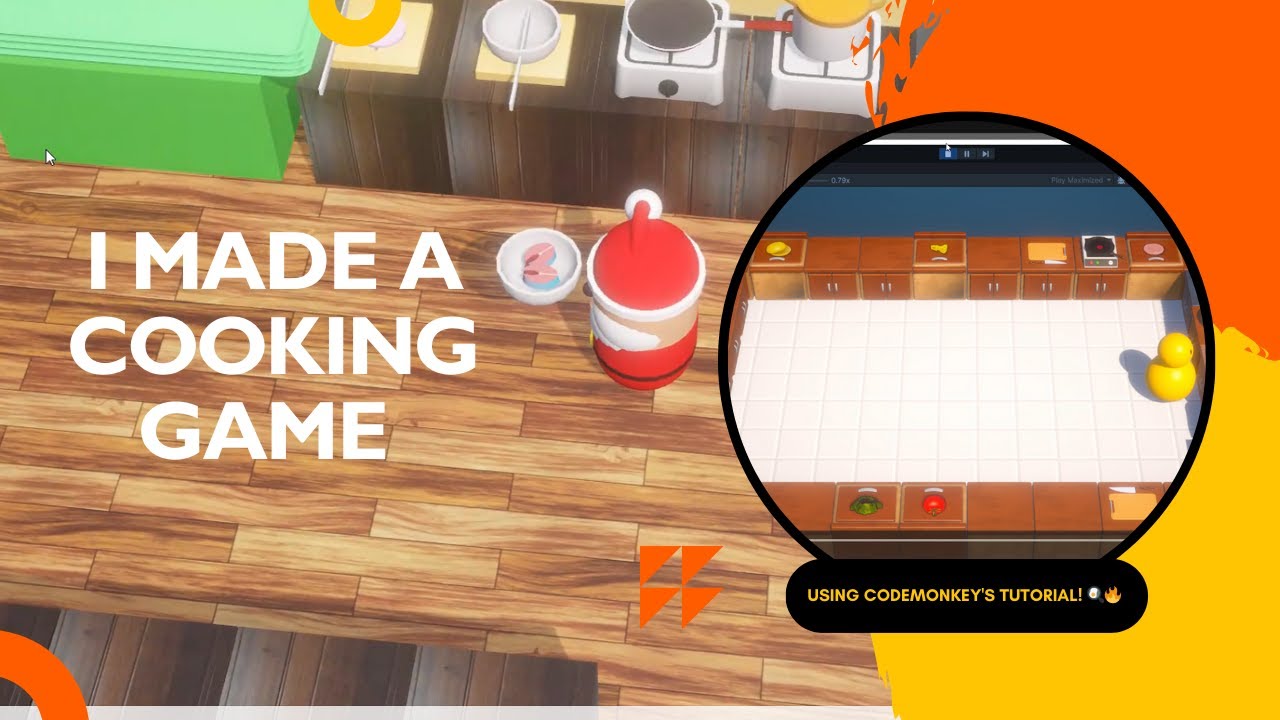 I Made a Cooking Game Using CodeMonkey's Tutorial! 🍳🔥 (Unity Game Dev)