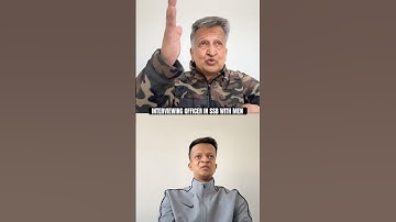 Men will be men🎀| SSB INTERVIEW | Anurag Thakur #ssbinterview #nda #cds #afcat #trending