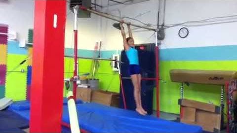 Straddle Underswing to High Bar