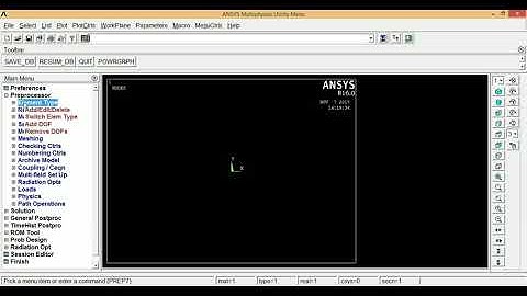 Thermal analysis of rectangular plate using ansys