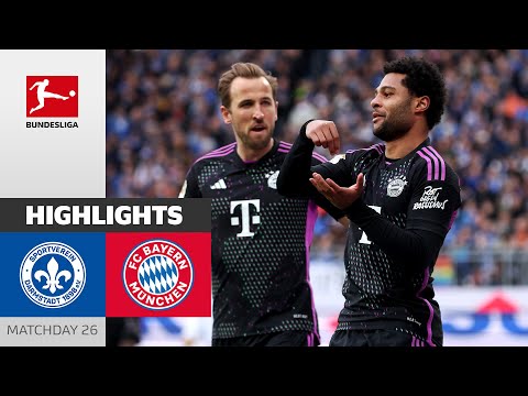 Musiala & Kane Initiate Big Win | Darmstadt - FC Bayern 2-5 | Highlights | Matchday 26 – 2023/24