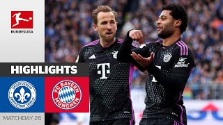 Musiala \& Kane Initiate Big Win | Darmstadt - FC Bayern 2-5 | Highlights | Matchday 26 – 2023\/24