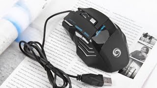 посылка из Китая Gaming Mouse и USB флешка 16 Gb (AliExpress)