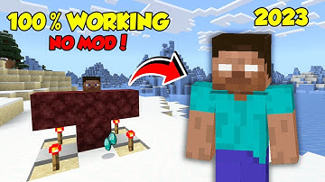 (NO MOD) How to summon Herobrine in Minecraft 2023 NEW!
