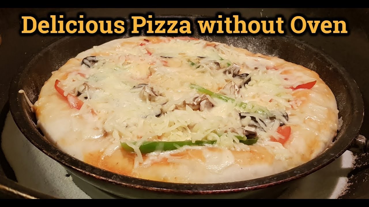 How to prepare Vegetarian Pizza without Oven YouTube