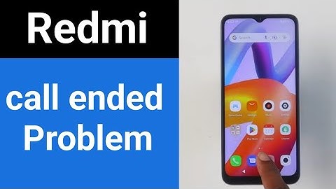 call ended with power button redmi phone, Redmi A2 power button end call setting