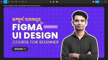 Figma A-Z bangla tutorial for beginners | UI/UX Design Course | Ep 1