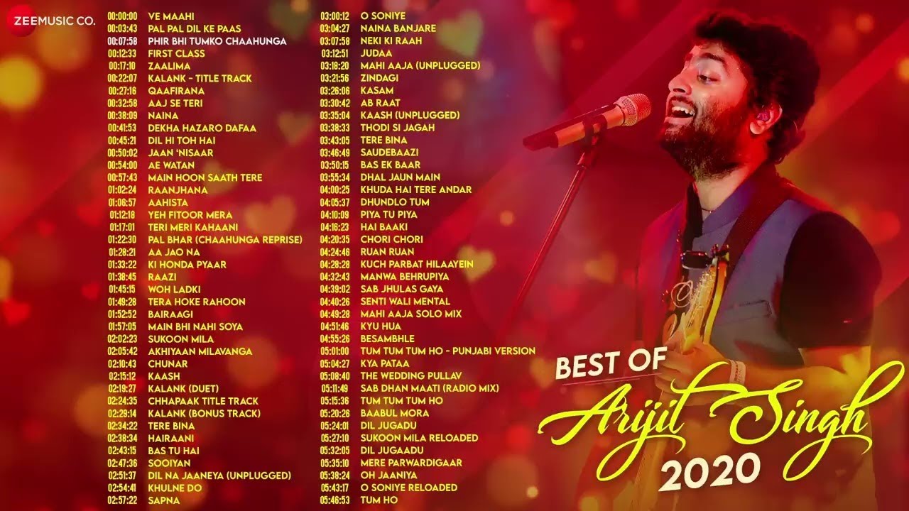 Arijit Singh - World Music Day Special Songs | 80 Bollywood Hits | 6 hours Non Stop