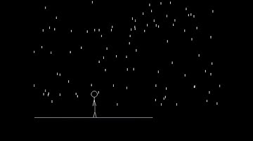 Man Walking In Rain C++ Coding || C++ animation a stickman walking in rain ||#c++#program #animation
