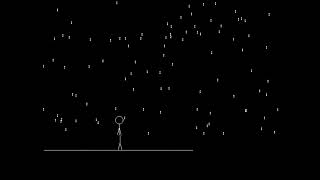 Man Walking In Rain C++ Coding || C++ animation a stickman walking in rain ||#c++#program #animation