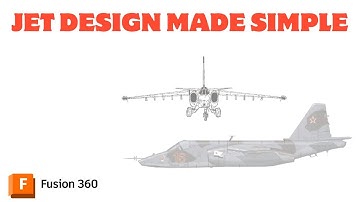 Designing a Complex SU-25 Jet Made Simple in Fusion 360 | 3D Printed RC Jet
