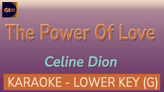 The Power Of Love - Karaoke (Celine Dion | Lower Key - G)
