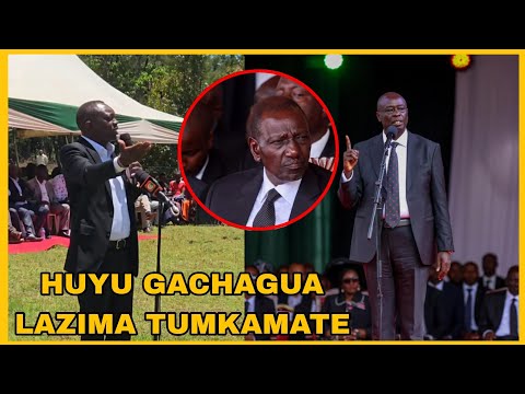 Agry!Oscar sudi destroy gachagua after Ruto humiliated in nyandarua