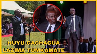 Agry!Oscar sudi destroy gachagua after Ruto humiliated in nyandarua