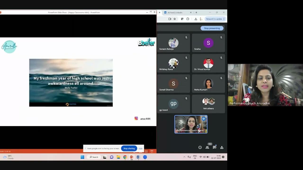 Optimal Learning Environment and Support for Holistic development of students by Anuradha Chawla