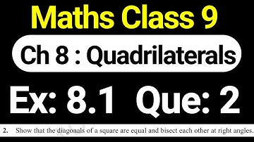 Class 9 Maths Exercise 8.1 Question 2 Chapter 8 Quadrilaterals NCERT Solution by JP Sir