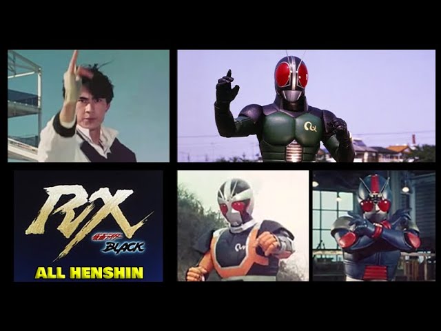 KAMEN RIDER BLACK RX 仮面ライダーブラックRX 変身   ALL HENSHIN COMPILATIONS   HD  QUALITY