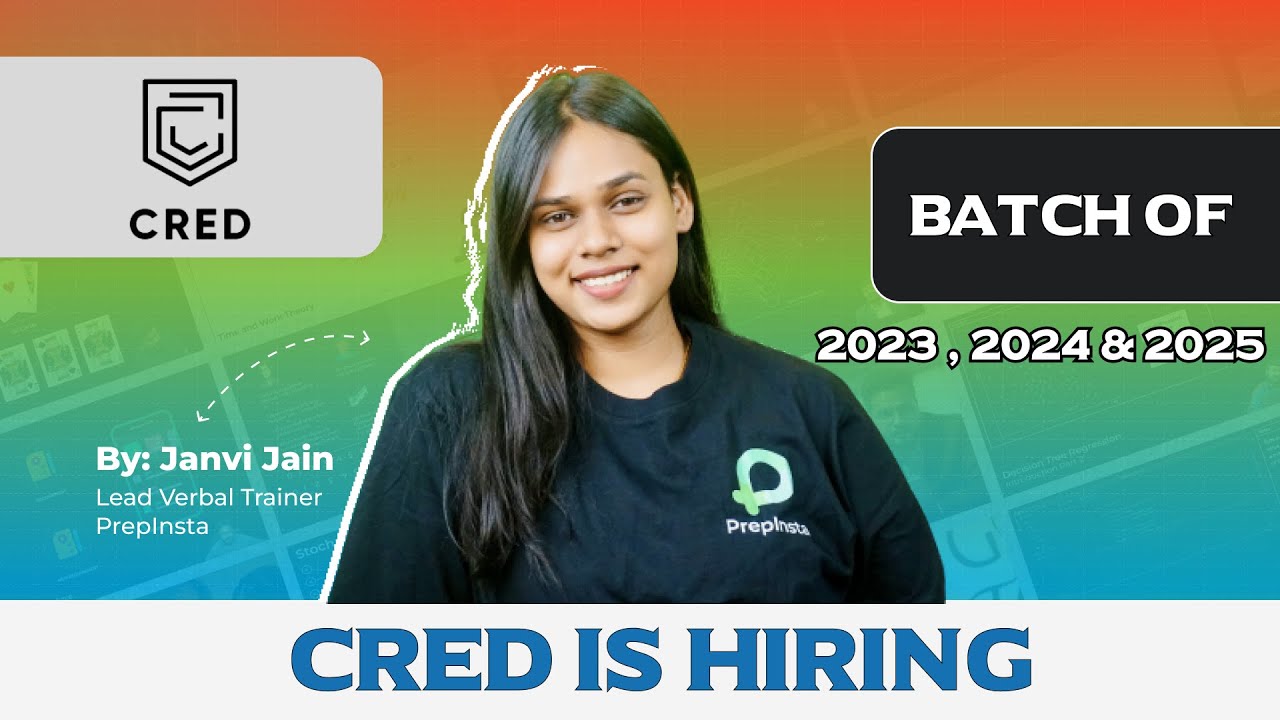 CRED Hiring 2023, 2024 & 2025 Batch | Off Campus Placement Update