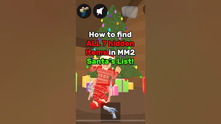 How to find ALL 7 HIDDEN ITEMS IN MM2 SANTA’S LIST!🎅🏻