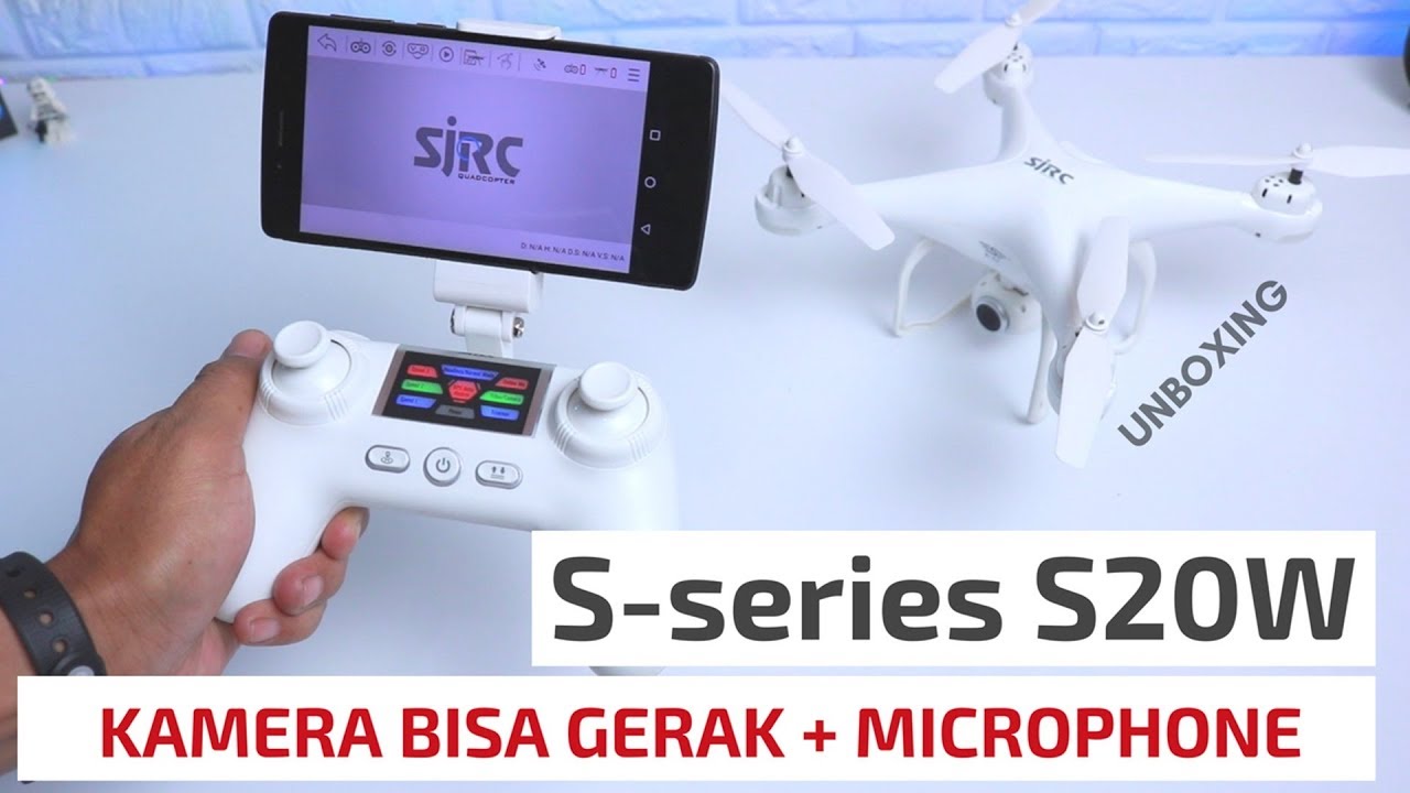 Sseries S20W Drone Double GPS Termurah? Unboxing Indonesia 1 YouTube