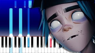 Gorillaz - Silent Running (Piano Tutorial)