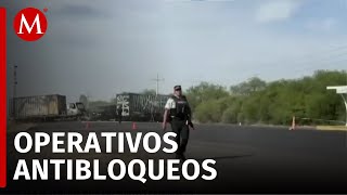 Implementan operativos antibloqueos en carreteras de Zacatecas