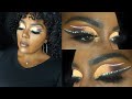 Gemstone-Liner Eyeshadow Tutorial | ft. Huda Beauty ‘Sand Haze Obsessions’ Palette | WOC