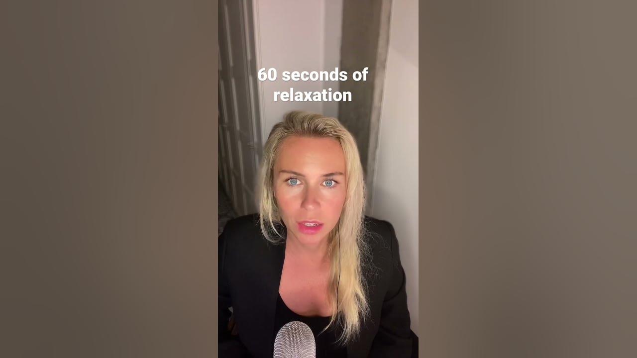60 seconds of relaxation #asmr #calm #hypnosis #hypnotherapy #relaxation #shorts