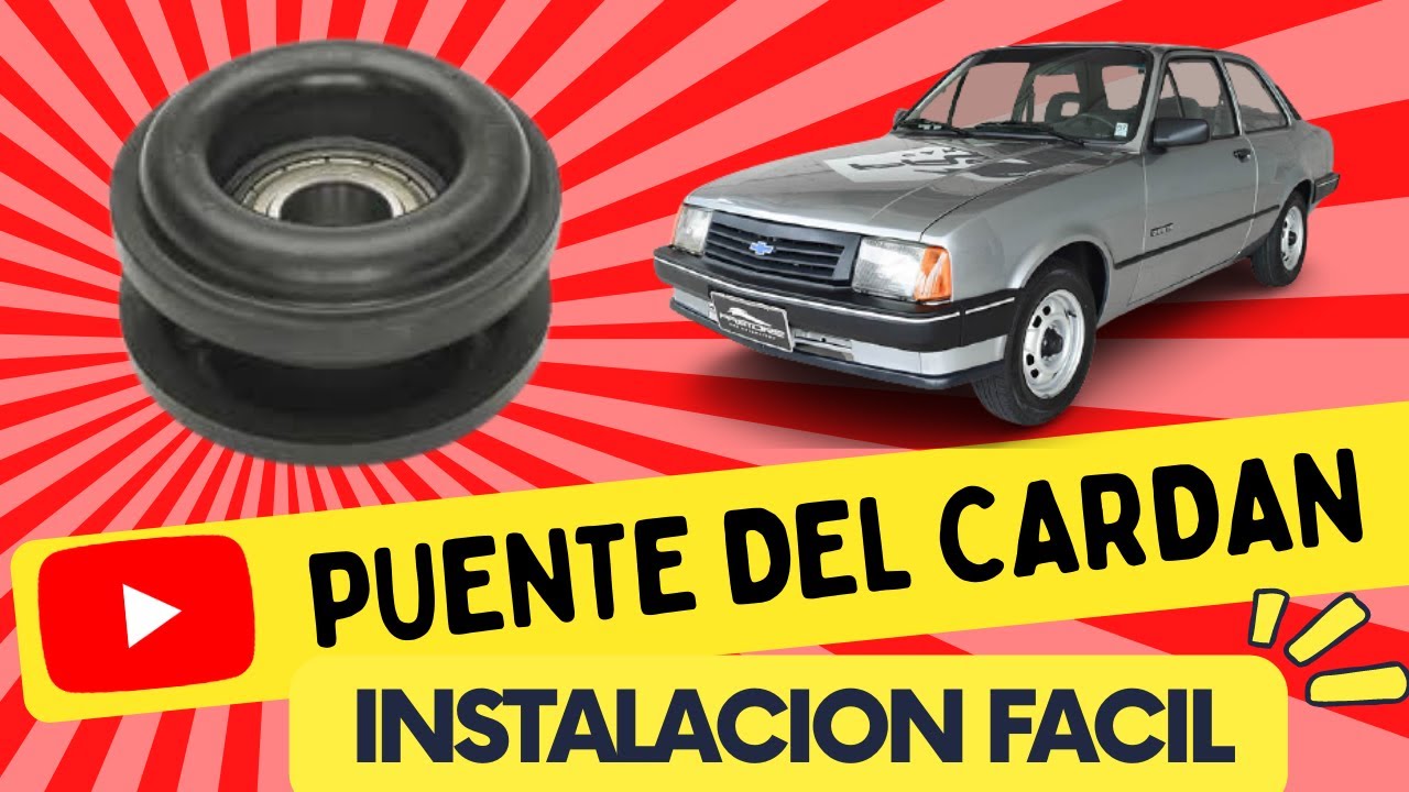 CAMBIO DE GOMA PUENTE CARDAN CHEVROLET CHEVETTE