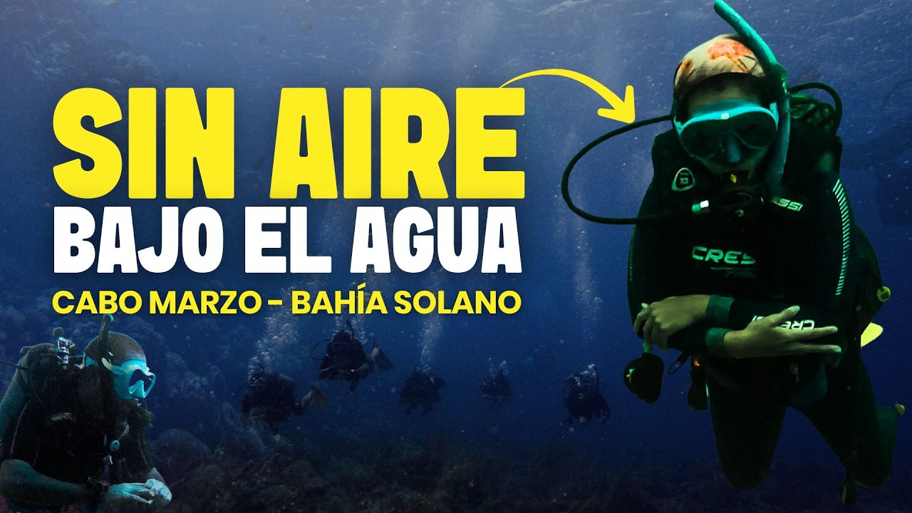 Sin aire a 15 metros de profundidad: Expedición a Cabo Marzo un Malpelo  menos conocido