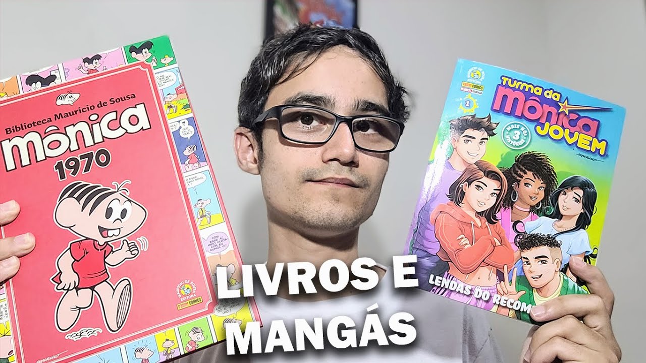 Minha Coleção de LIVROS e MANGÁS da Turma da Mônica