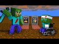 Monster School : BABY ZOMBIE INVALID CHALLENGE - Minecraft Animation
