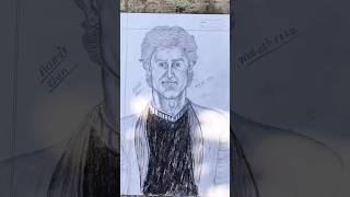 how to draw aamir khan short viral video #viral viral short video aamir khan #music video viral
