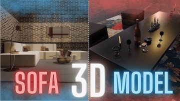 sofa 3d model #home #3d #sofa #blendermodeling