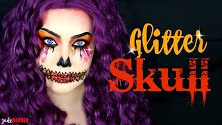 Glitter Skull | Halloween Makeup Tutorial | Jade Madden