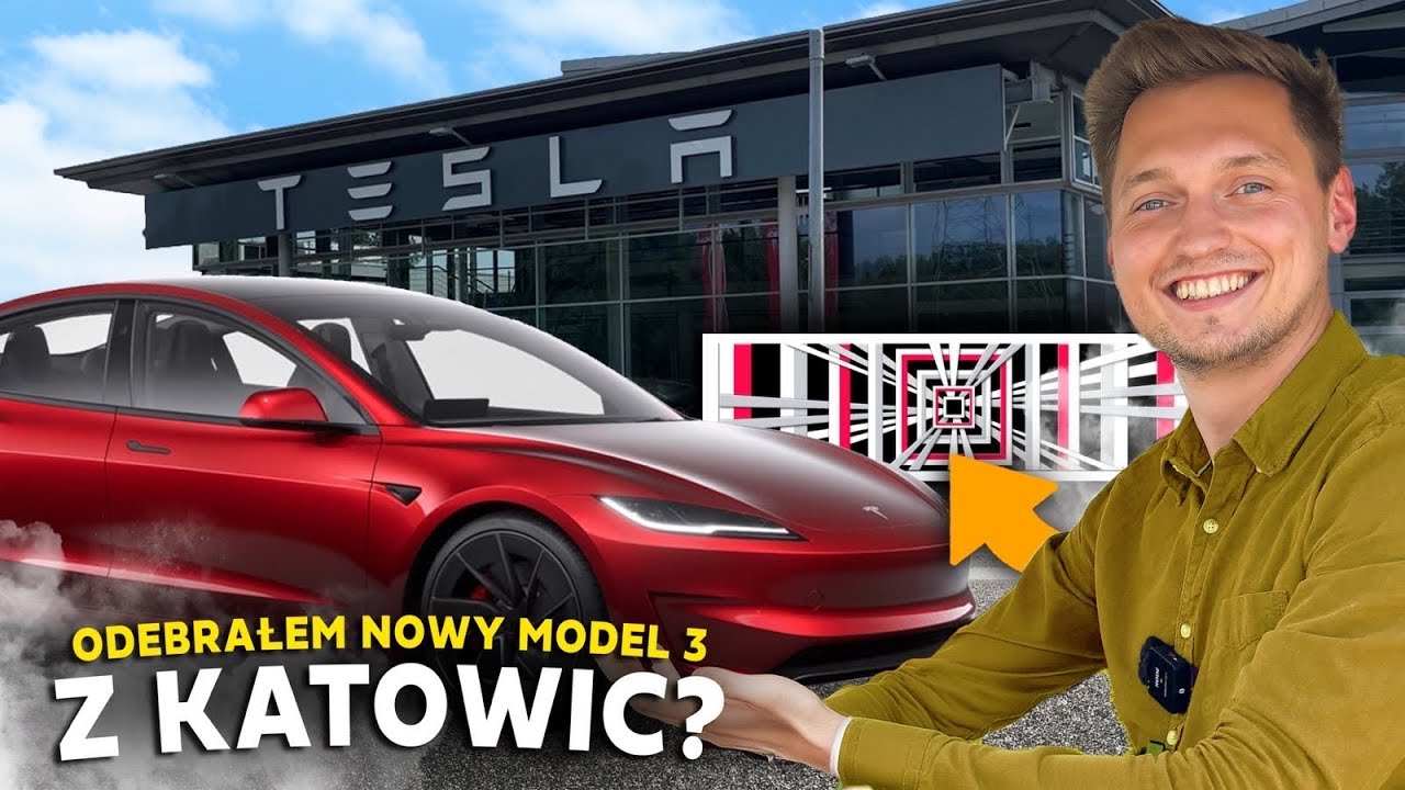 ODBIERAM PIERWSZĄ TESLE MODEL 3 PERFORMANCE! 😱 Nowy salon Tesli w Katowicach 💪