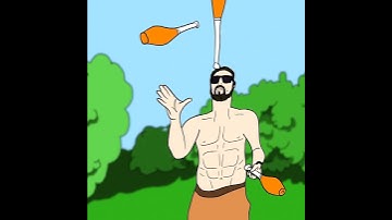 Juggling animation - rotoscope - Blender Grease Pencil