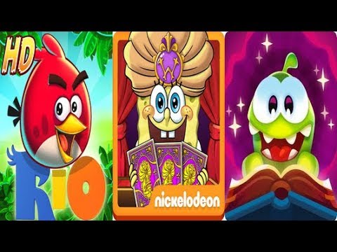 Angry Birds Rio vs SpongeBob's Game Frenzy vs Cut The Rope Magic Android Gameplay