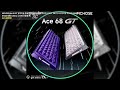 MCHOSE Ace 68 GT 알루미늄 합금 마그네틱 스위치 게이밍 키보드 16K 커스터마이징 핫스왑 8000HZ RT0.001MM 0.06ms 노트북 선물용 PC