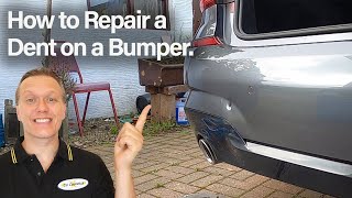 How to Repair a Dent on a Bumper   BMW