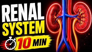 Renal System in 10 Minutes ⚡ | Complete Rapid Revision | Nursing, NEET, Class 9–12 ( Part 1)