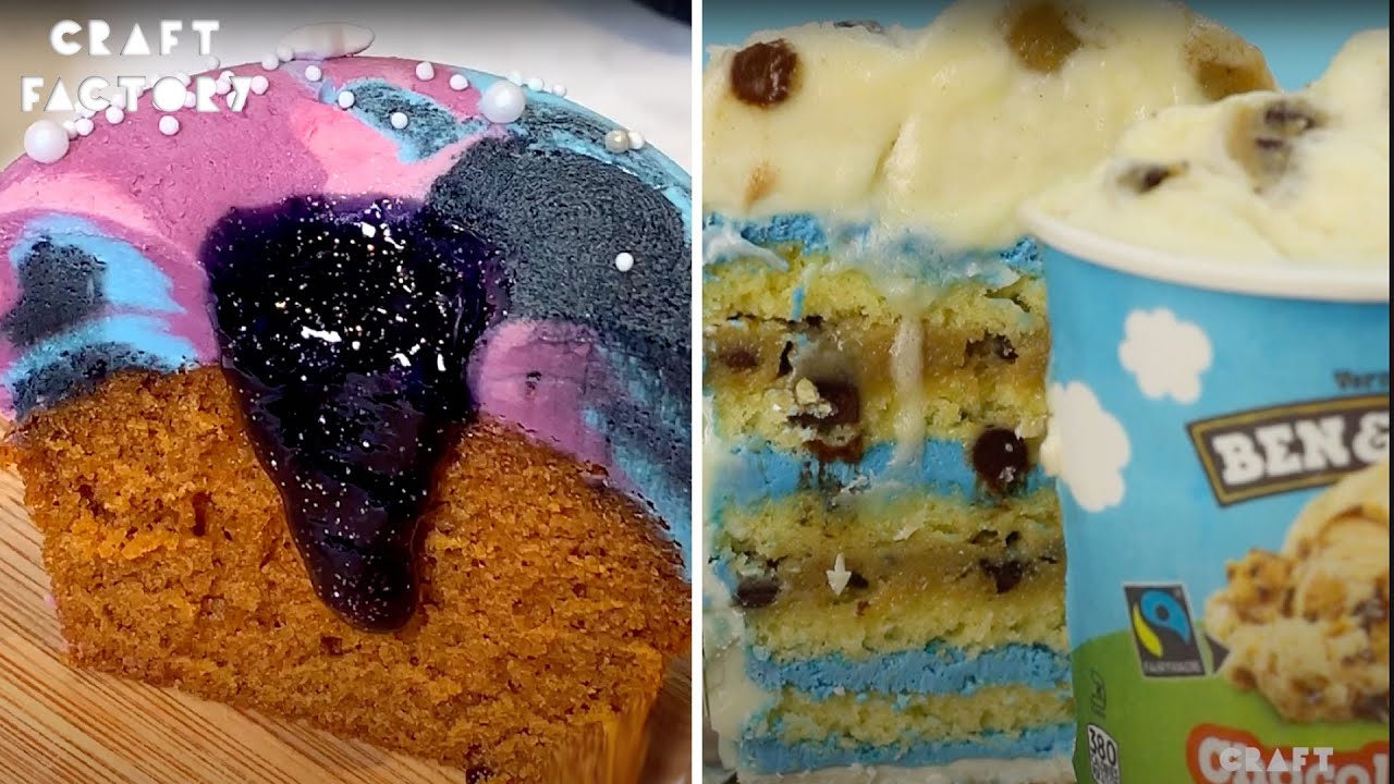 Sweet Galaxy Dreams DIY Ben & Jerry's Tubs and Galactic Cupcake Magic