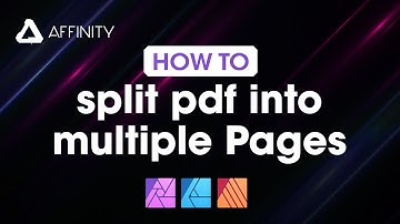 How to Save Individual Pages of a PDF in Affinity Publisher, Photo, Designer