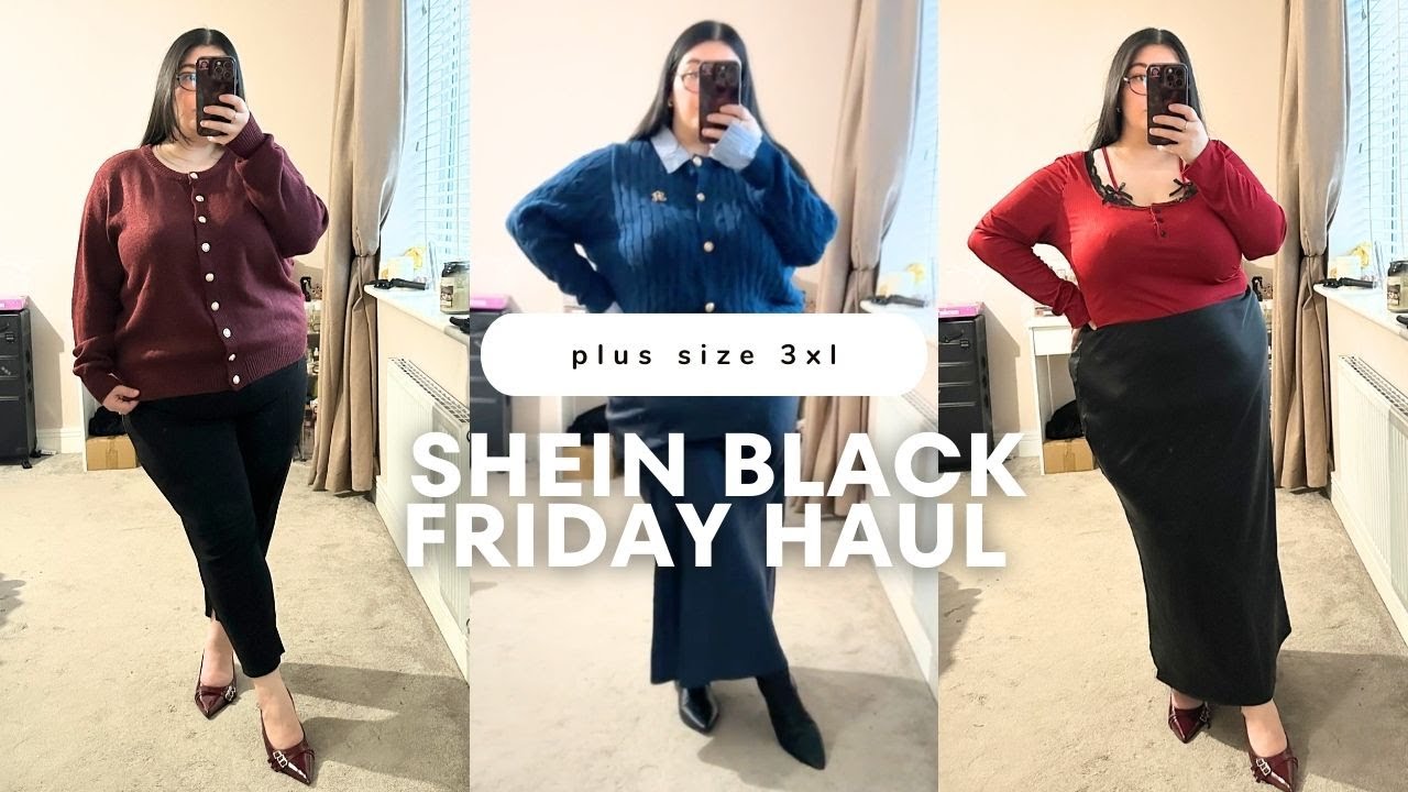 Большие размеры Shein из распродажи «Черная пятница» — примерка 3XL