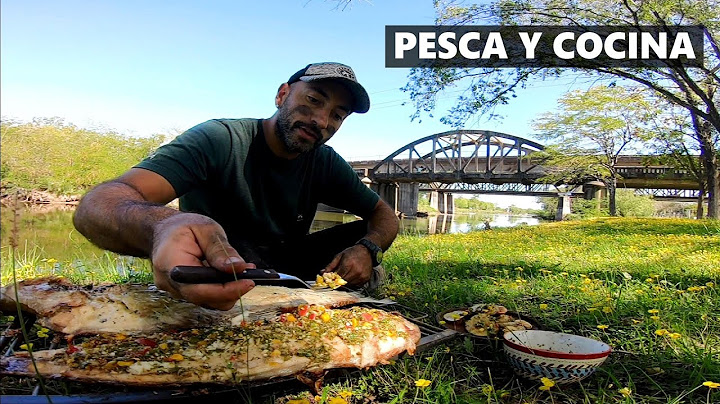 PESCA Y COCINA en hermoso arroyo, APARECIÓ ALGUIEN 👻 PESCA URBANA