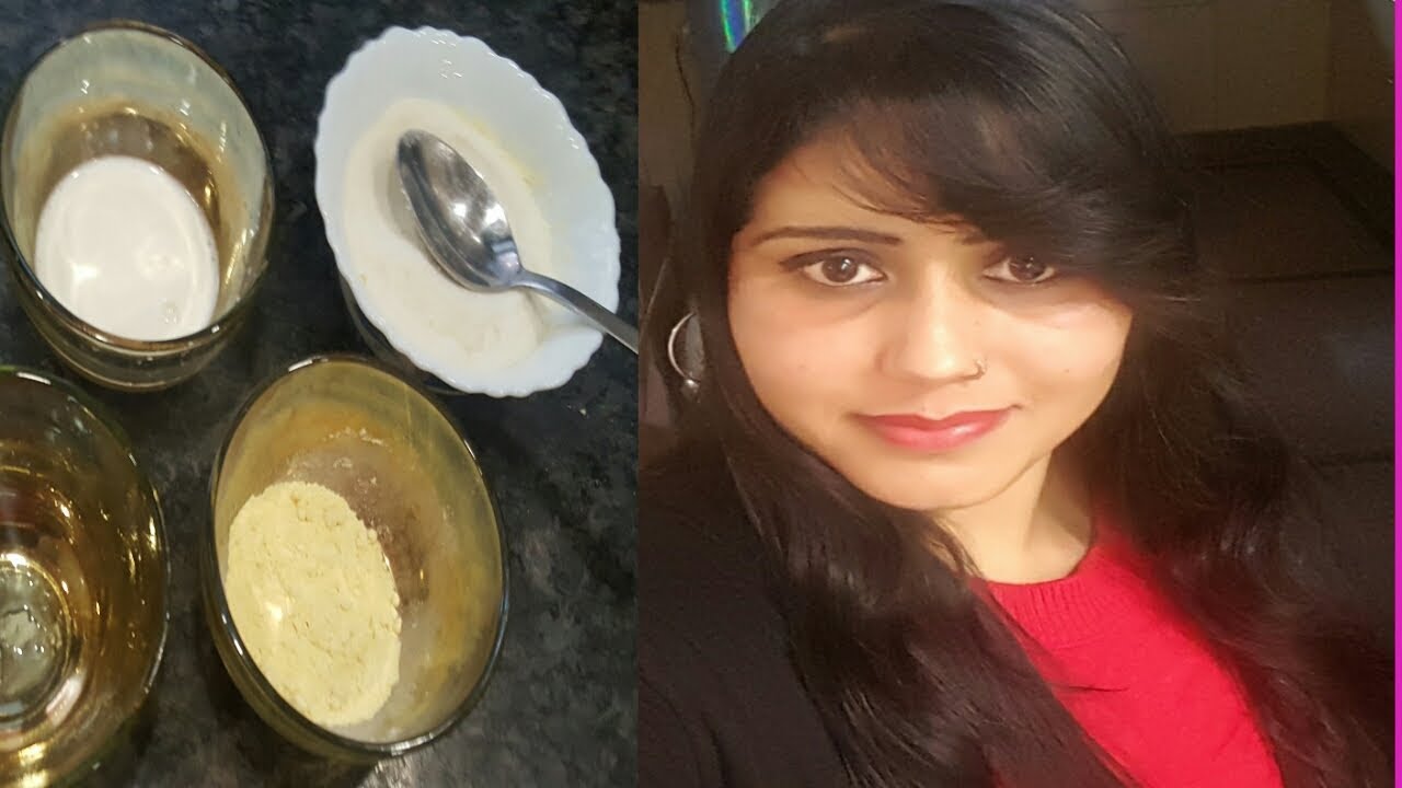 Rice flour skin whitening face pack / get glowing & fair skin...in 7